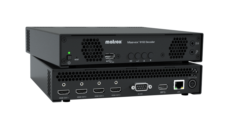 Maevex 6152 Quad 4K Decoder Appliance